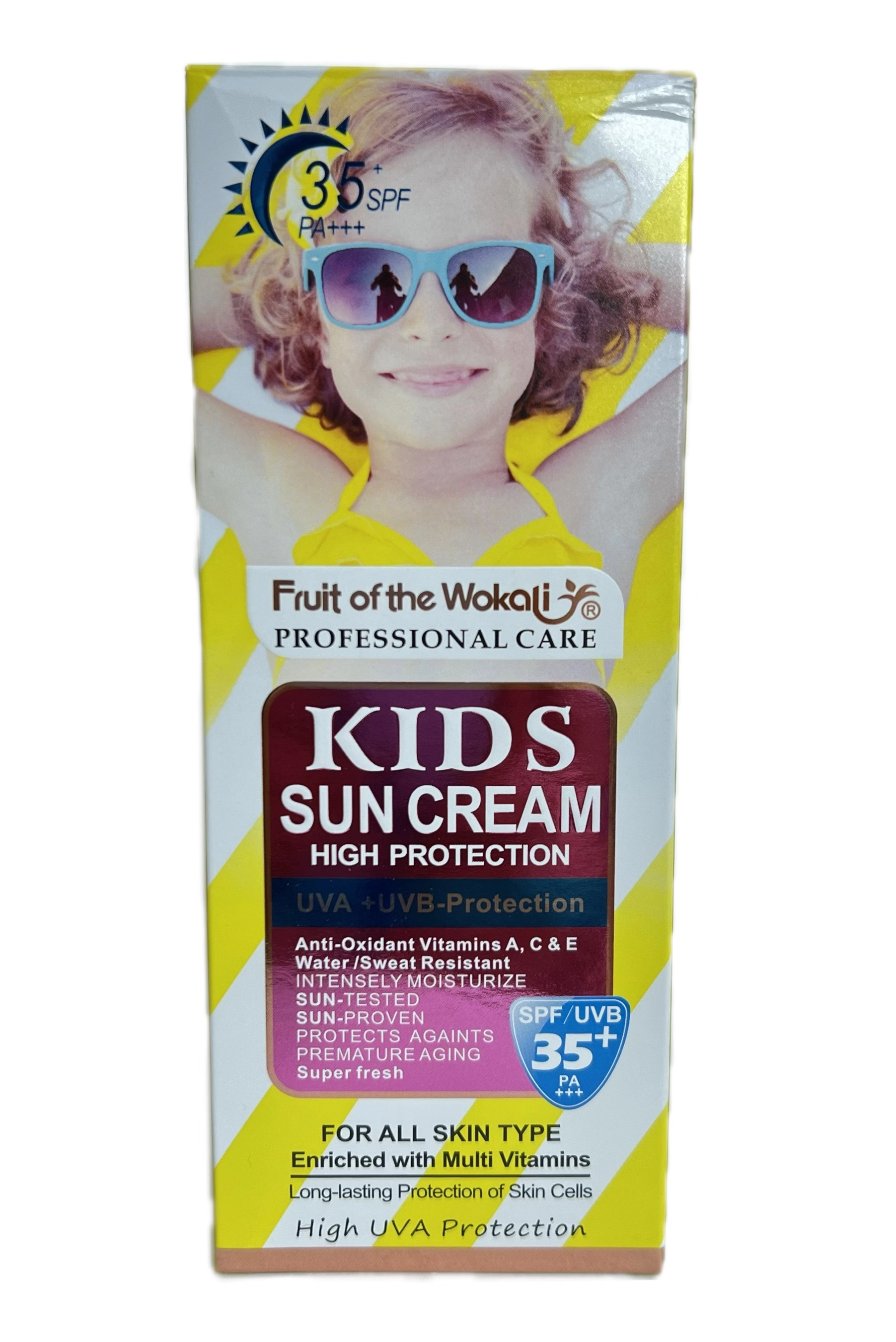 کرم ضدآفتاب کودک وکالی spf 35 بی رنگ