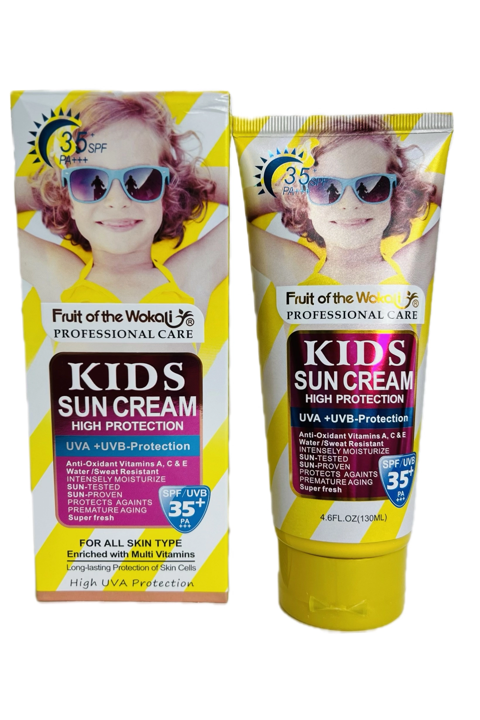 کرم ضدآفتاب کودک وکالی spf 35 بی رنگ